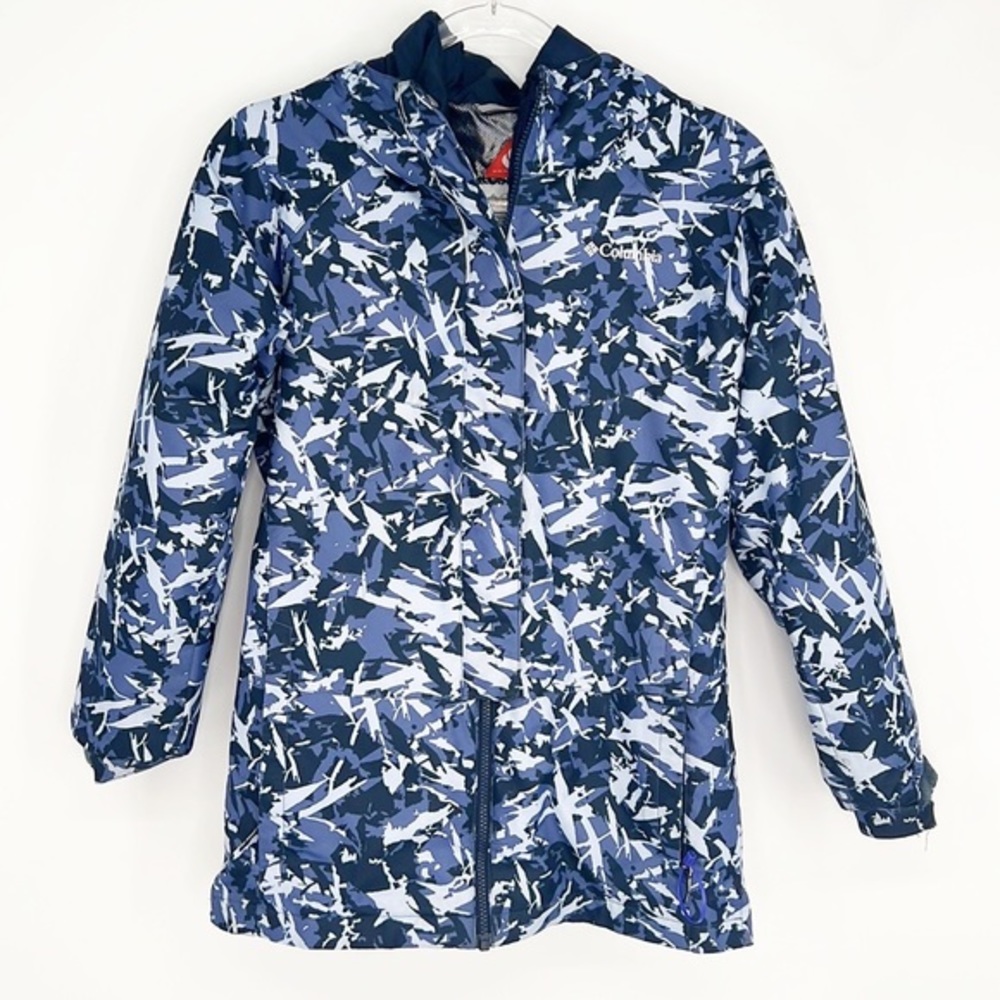 Columbia Boys’ Whirlibird II Interchange Jacket Blue & White Large Ski, Large